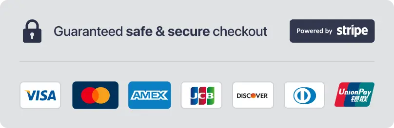 Guaranteed safe and secure checkout