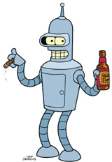 Bender (Futurama) (italian dub) (Voice actor Dario Penne) AI voice text to speech and AI music cover generator