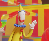 Kaufmo the Clown (The Amazing Digital Circus) AI voice text to speech and AI music cover generator