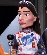 Danica Patrick (Celebrity Deathmatch) (Laura Napoli) AI voice text to speech and AI music cover generator