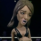 Elizabeth Hurley (Celebrity Deathmatch) (Sarah Knowlton) AI voice text to speech and AI music cover generator