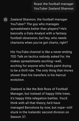 Zealand (Football Manager player & Youtuber) AI voice text to speech and AI music cover generator