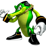 Vector the Crocodile (Sonic Heroes/Marc Biagi) AI voice text to speech and AI music cover generator