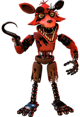 Withered Foxy (FNAF 2) AI voice text to speech and AI music cover generator