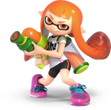 Inkling girl (Splatoon) AI voice text to speech and AI music cover generator