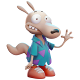 Rocko Rama (Nickelodeon All Star Brawl 2, Rocko's modern life) AI voice text to speech and AI music cover generator