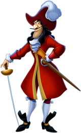 Captain Hook (Corey Burton, Disney's Peter Pan) AI voice text to speech and AI music cover generator