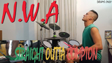 N.W.A - Straight Outta Compton (Drums) AI voice text to speech and AI music cover generator