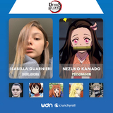 Nezuko Kamado Isabella Guarnieri Demon Slayer AI voice text to speech and AI music cover generator