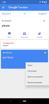 Google Translate (EN) AI voice text to speech and AI music cover generator