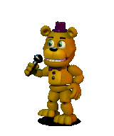 Fredbear (FNAF WORLD) AI voice text to speech and AI music cover generator