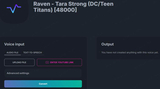 Raven - Tara Strong (DC/Teen Titans) [48000] AI voice text to speech and AI music cover generator