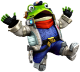 Slippy Toad (Star Fox) AI voice text to speech and AI music cover generator