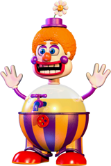 Fruit Punch/Lemonade Clown (FNAF 6) AI voice text to speech and AI music cover generator