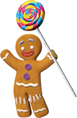 Gingerbread Man (Shrek) AI voice text to speech and AI music cover generator