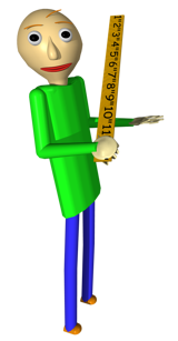 Baldi (Baldis Basics) AI voice text to speech and AI music cover generator