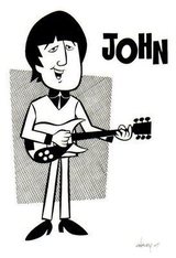 John Lennon (The Beatles Cartoon) AI voice text to speech and AI music cover generator