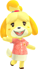 Isabelle (Animal Crossing) AI voice text to speech and AI music cover generator