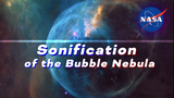 Nasa bubble nebula image sonification AI voice text to speech and AI music cover generator