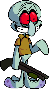 Red Mist Squidward (FNF: MCM) AI voice text to speech and AI music cover generator