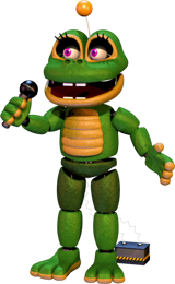 Happy Frog (FNAF 6) AI voice text to speech and AI music cover generator