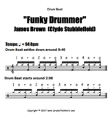 Funky Drummer Break Drums AI voice text to speech and AI music cover generator