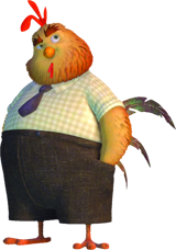 Buck Cluck (Chicken Little) AI voice text to speech and AI music cover generator