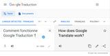 Google Traduction Français -0 AI voice text to speech and AI music cover generator