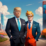 Peter Griffin meets Donald Trump in Fortnite (Peter only) AI voice text to speech and AI music cover generator