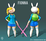 Fionna - Hora de Aventura (Iara Riça) AI voice text to speech and AI music cover generator