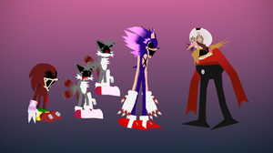 Triple Trouble pack (no effects) (Friday Night Funkin) ALL AI cover generator