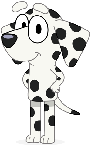 Chloe (Bluey) AI cover generator