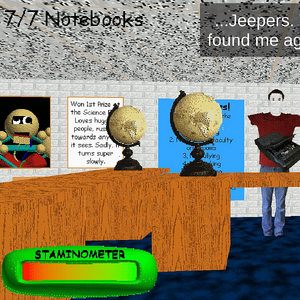 Baldi's basics characters (rus) AI cover generator