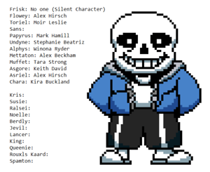 Sans (Undertale, Revtrosity, Impression) AI cover generator