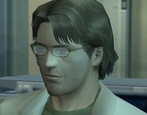 Otacon (Metal Gear Solid 2) AI cover generator