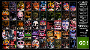 Ultimate Custom Night (UCN) (Five Nights At Freddy's) AI cover generator