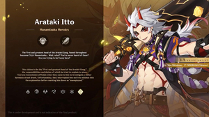 Arataki Itto (Genshin Impact) (VA: Max Mittelman) AI cover generator