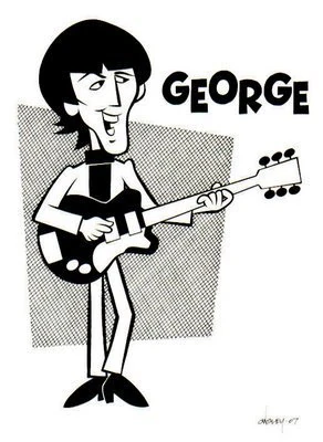 George Harrison (The Beatles Cartoon) AI cover generator