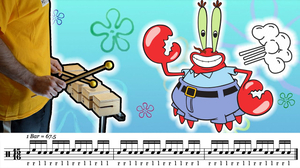 Mr. Krabs walking sounds AI cover generator