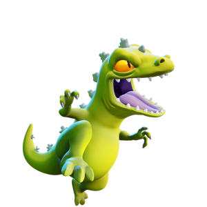 Reptar (Nickelodeon All-Star Brawl 2, Rugrats) AI cover generator