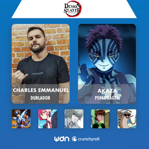 Akaza (Demon Slayer) Charles Emmanuel AI cover generator