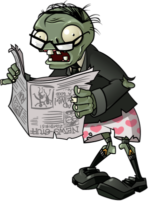 Newspaper Zombie (PVZ) AI cover generator