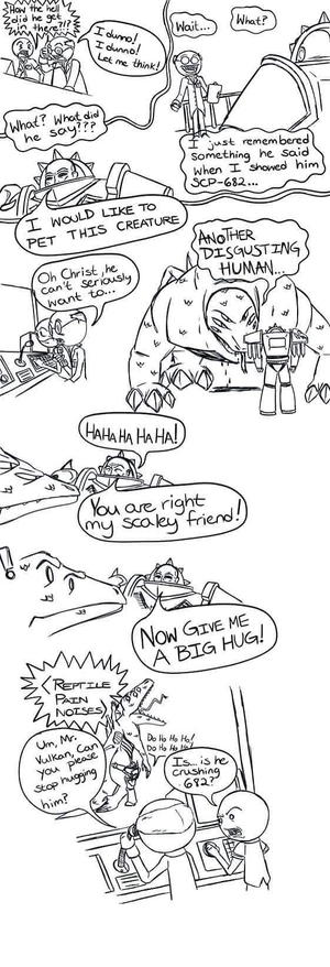 SCP-682 (SCP Foundation) (40000) AI cover generator