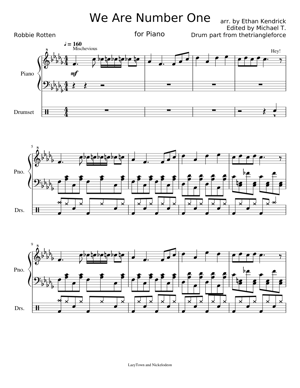 LazyTown - We Are Number One (Drums) AI cover generator