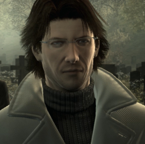 Hal Emmerich, nicknamed: Otacon from MGS 1 AI cover generator
