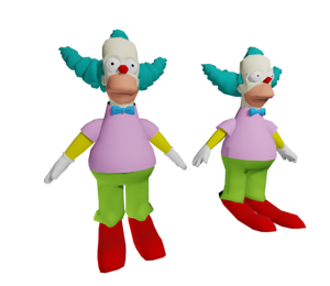 Krusty the clown (The Simpsons Game) AI cover generator