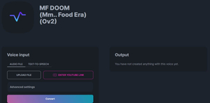 MF DOOM (Mm.. Food Era) (Ov2) AI cover generator