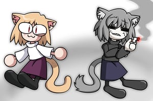 Neco-Arc (Tsukihime, Ov2 supertrained) AI cover generator