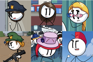 Ellie Rose - Reese B. Henry Stickmin AI cover generator