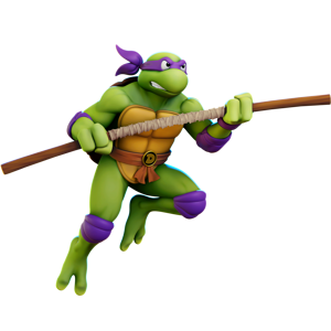 Donatello (Barry Gordon) (TMNT 1987, Nickelodeon All-Star Brawl) AI cover generator